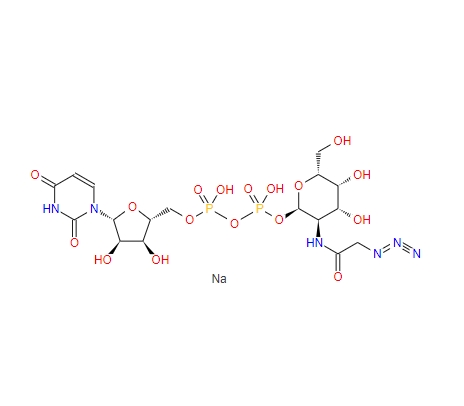 尿苷5'-二磷酸-N-乙酰疊氮氨基半乳糖胺二鈉鹽CAS: 653600-61-4